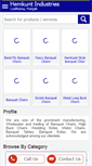 Mobile Screenshot of hemkuntchairs.com